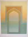 Norbert Francis Attard. Mihrab I, Offset lithograph, 1982.