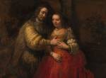 Rembrandt Harmenszoon van Rijn. Isaac and Rebecca, known as ‘The Jewish Bride’, c1665–69. Oil on canvas, 121.5cm x 166.5 cm.