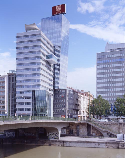 Hans Hollein. Generali Media Tower, Vienna, 2001. Credit: Archiv Hans Hollein, Vienna.