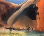 Michael Andrews. Permanent Water. Mutidjula, by the Kunia massif (Maggie Springs, Ayers Rock). 1985-86. Acrylic on canvas. 7 feet x 8 feet x 6 inches.