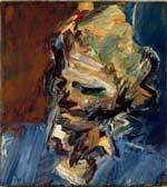 Head of Catherine Lampert. 1986, oil on canvas