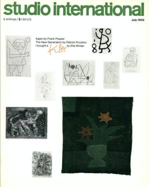 Studio International, July 1966, Volume 172 Number 879. Cover image: Designed by Benson Zonena. Based on paintings and drawings by Paul Klee in the collection of Ella Winter and the Brook Street Gallery summer exhibition.