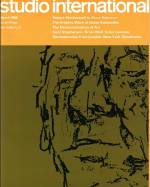 Studio International, March 1966, Volume 171 Number 875. Cover image: Designed by Mackay Graphics based on Oskar Kokoschka's Self portrait 1965. Lithograph, 27 1/2 x 39 1/2 in.