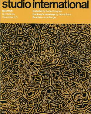 Studio International, May 1966, Volume 171 Number 877. Cover image: Debuffet. Detail from Crlstallisation du réve, Odober 1952. Drawing in Indian ink, 19¼ X  25¼ in.