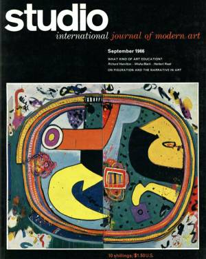 Studio International, September 1966, Volume 172 Number 881. Cover image: Alan Davie, Pan's Castle, 1965. Oil on two canvases, 84 x 95 in. Courtesy Lund Humphries.
