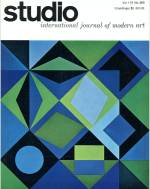 Studio International, May 1967, Volume 173 Number 889. Cover image: Vasarely. Sikra, 1966. 31½ x 31½ in.