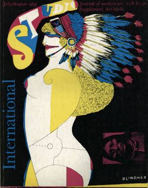 Studio International, July/August 1969, Volume 178 Number 913. Cover specially designed by Richard Lindner.