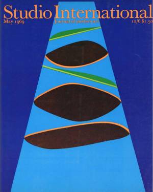 Studio International, May 1969, Volume 177 Number 911. Cover specially designed by Liliane Lijn. © Studio International Foundation.
