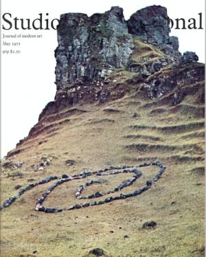 Studio International, 1971, May 1971, Volume 181 Number 933. Cover image:  Richard Long Stones on Isle of Skye 1970.