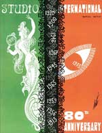 Studio International, 1973, April 1973, Volume 185 Number 954. Cover: Specially designed for this issue by Erté. (See page 151.)