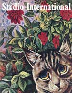 Studio International, 1973, January 1973, Volume 185 Number 951. Cover: a gouache by Louis Wain (see page 7) © Artscripts (London).