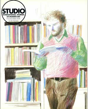 Studio International, November 1974, Volume 188 Number 971. Cover: specially designed for this issue by David Hockney.