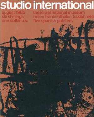 Studio International, August 1965, Volume 170 Number 868. Cover image: Karl Fred Dahmen, detail of Mischtechnik, 1964.