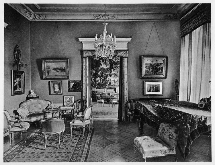 J. Egers, Music Room at Stüler Street 6, Archive Staatliche Kunstsammlungen Dresden.