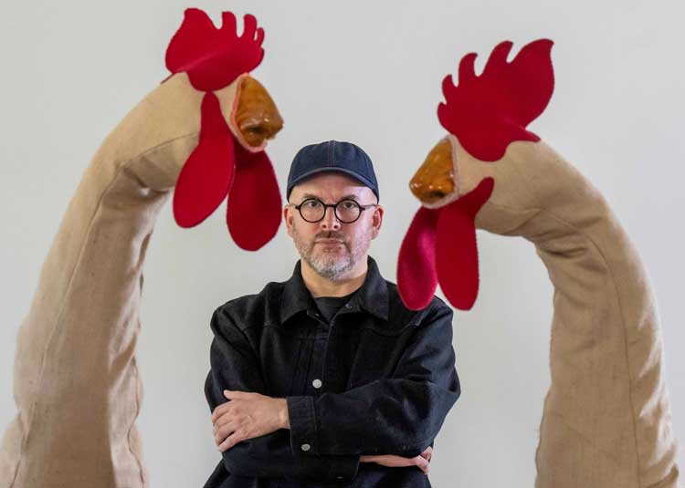 Jonathan Baldock: WYRD, Jupiter Artland. Photo: Neil Hanna.