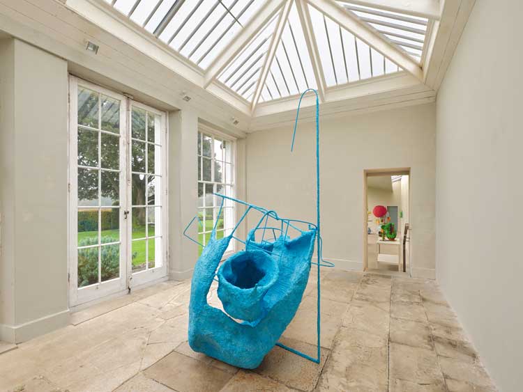 Olivia Bax: Handrailing, 2024-25. Solo exhibition at New Art Centre, Roche Court in collaboration with Sid Motion Gallery. Photo: Tim Bowditch.