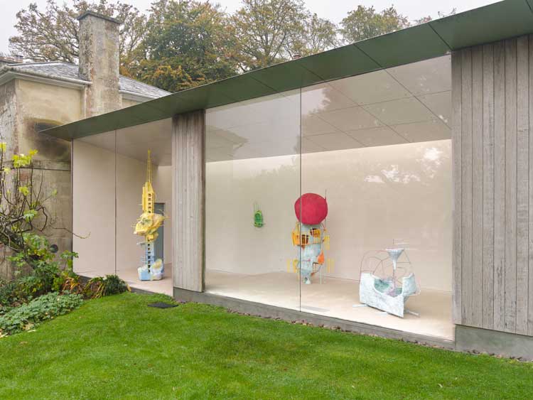 Olivia Bax: Handrailing, 2024-25. Solo exhibition at New Art Centre, Roche Court in collaboration with Sid Motion Gallery. Photo: Tim Bowditch.