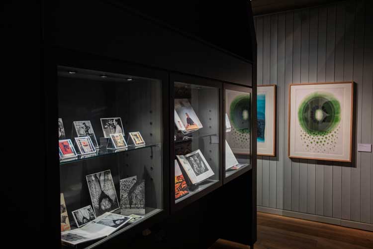 Tadek Beutlich: On and Off the Loom, installation view, Ditchling Museum of Art and Craft, 18 January – 22 June 2025. Photo: Phoebe Wingrove.