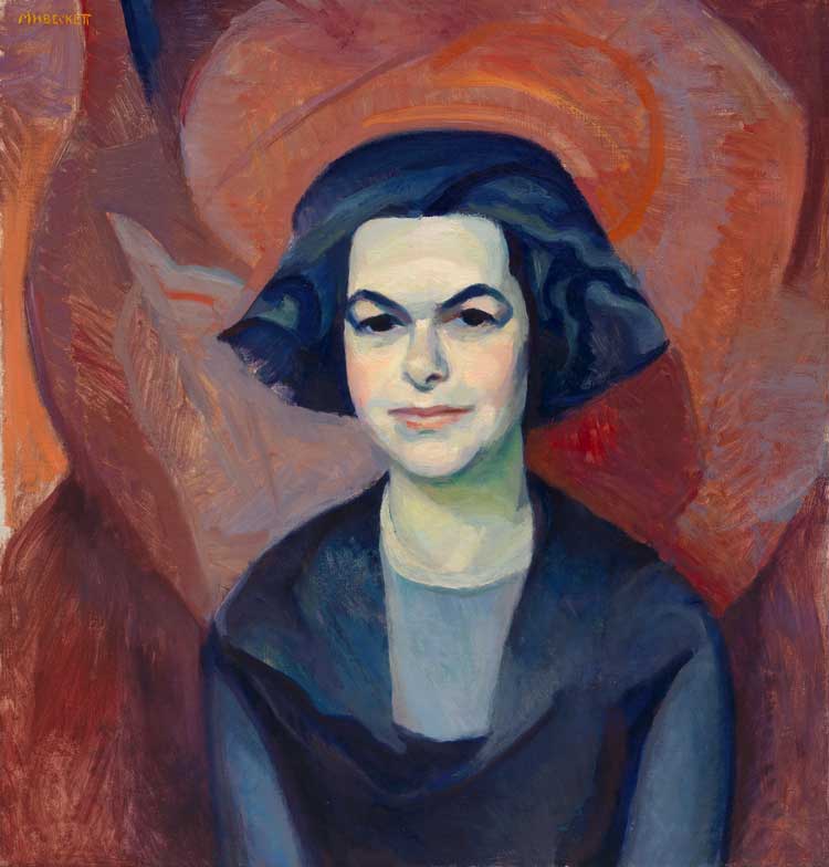 Marion H. Beckett, Theresa Helburn, 1922. Oil on canvas, 25 3/16 x 23 15/16 in (64 x 60.8 cm). National Portrait Gallery, Smithsonian Institution, Washington, D.C. Gift of Larry Aldrich.