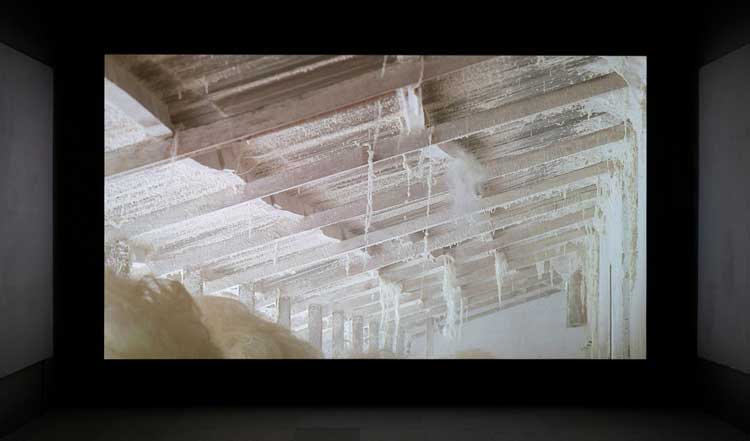 Zarina Bhimji. Waiting, 2007. Courtesy Fruitmarket, Edinburgh. © Zarina Bhimji. All Rights Reserved, DACS/Artimage 2023. Photo: Ruth Clark.