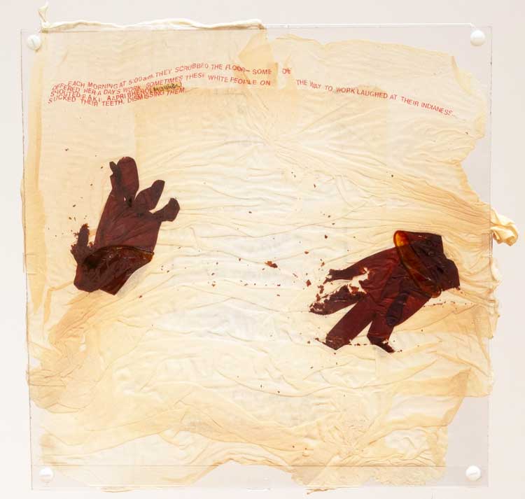 Zarina Bhimji. She Loved to Breathe – Pure Silence, 1987. Courtesy the Fruitmarket, Edinburgh. Collection of the Victoria and Albert Museum. © Zarina Bhimji. All Rights Reserved, DACS/Artimage 2023. Photo: Ruth Clark.