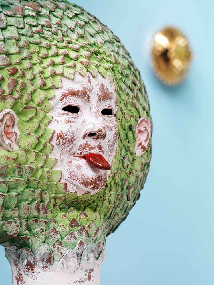 Jonathan Baldock, Becoming a Plant (a hop), 2023. Courtesy the artist and Stephen Friedman Gallery. Photo © Mark Reeves, courtesy YSP.