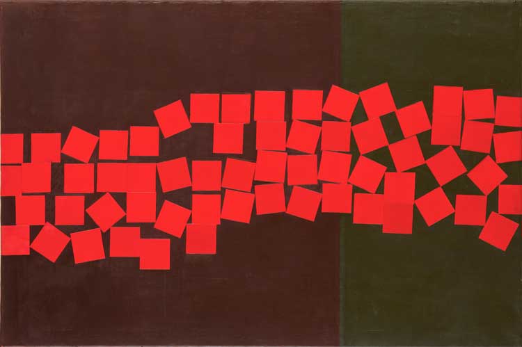 Wilhelmina Barns-Graham, Pilgrimage, 1967. Oil on canvas, 101 x 152 cm. © Wilhelmina Barns-Graham Trust.