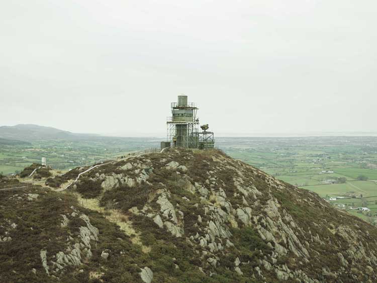 Donovan Wylie, Golf 40 Watchtower, South-East View, South Armagh, Northern Ireland, 2007.