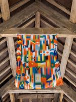 Lucy + Jorge Orta, Meadow Arts, BorderLands, installation view, Hay Castle, 2026. Photo: Finn Beales.