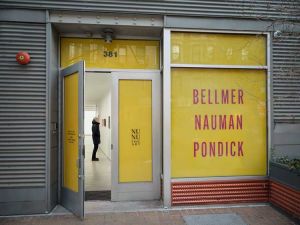 Installation view, Bellmer Nauman Pondick: Material Desire, a collaboration with Ubu Gallery, New York, Sonnabend, New York, and Nunu Fine Art, New York / Taipei. Photo: Martin Seck, courtesy Nunu Fine Art, New York / Taipei.