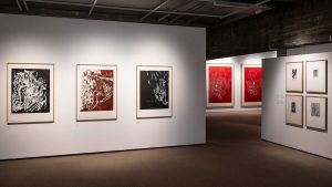 The provocative German painter shows his dizzying mastery of print in this capacious, overdue survey