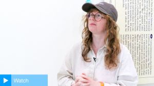 Recycled jute coffee bags, plastic pizza and a heap of wet wipes – for Iceland’s Pavilion at this year’s Venice Biennale, Birgisdóttir takes a wry look at our consumerist society and the mixed messages we absorb subliminally