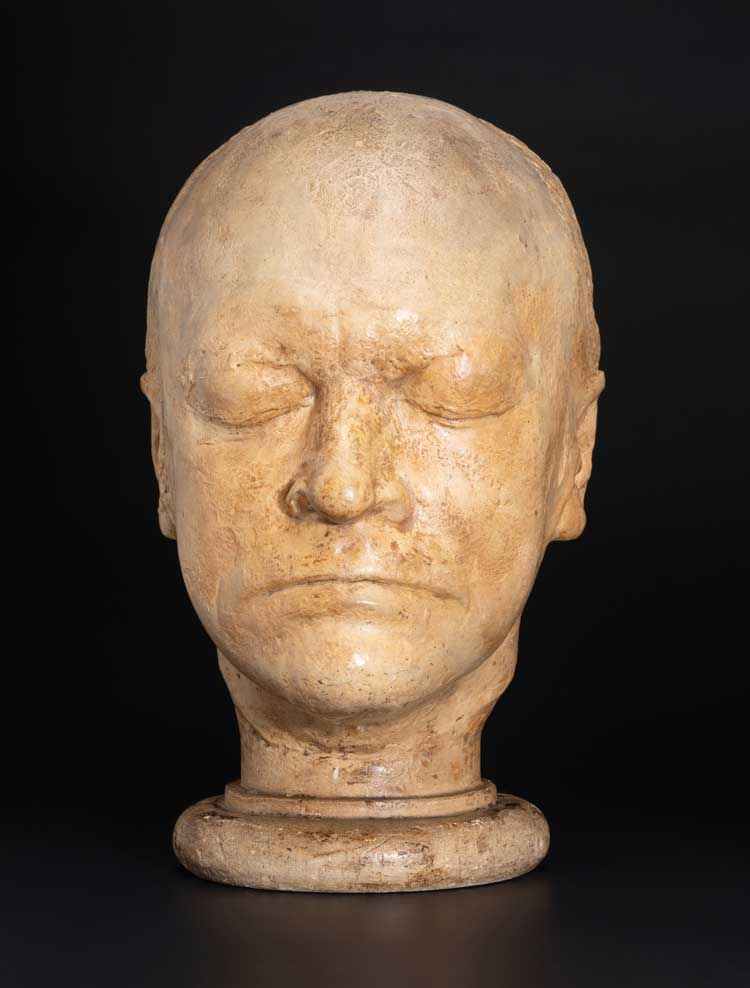 James S. De Ville, Life mask of William Blake, 1823. Plaster, 29.5 x 17.3 x 26 cm. The Fitzwilliam Museum, Cambridge. © The Fitzwilliam Museum, Cambridge.