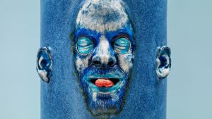 In a series of newly commissioned works, Baldock immerses us in a mix of ancient and modern forms, inspired by myths and rituals spanning harvest festivals, folk art, medieval cathedral carvings and queer graffiti