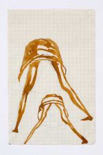 Joseph Beuys. o. T. (Petticoat), 1951. Ferreous watercolour and pencil on squared paper, sheet: 17 x 11.4 cm. Photo: Charles Duprat.