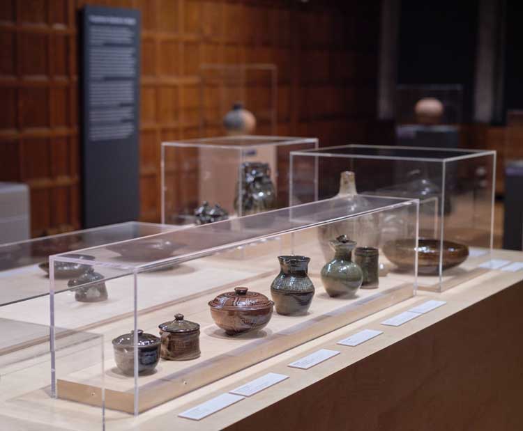 Installation view, Body Vessel Clay: Black Women, Ceramics and Contemporary Art, Two Temple Place, 29 January – 24 April 2022. Image copyright Two Temple Place. Photo: Amit Lennon.