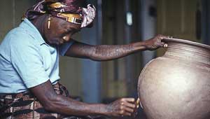 Through three generations, this show explores the importance of black female artists in shaping ceramics over the past 70 years, starting with the seminal Nigerian potter Ladi Kwali