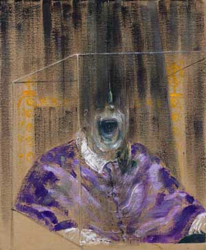Francis Bacon, Head VI, 1949. Oil on canvas, 91.4 x 76.2 cm. Arts Council Collection, Southbank Centre, London. © The Estate of Francis Bacon. All rights reserved, DACS/Artimage 2021. Photo: Prudence Cuming Associates Ltd.