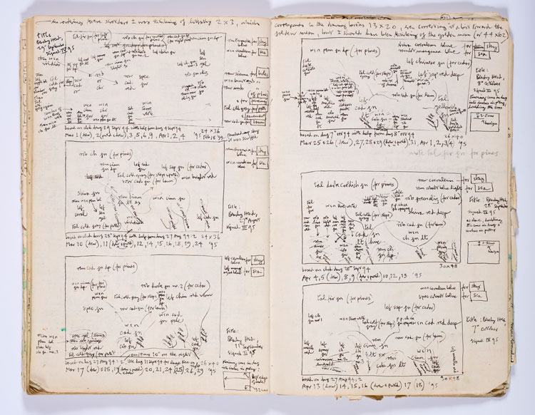 Adrian Berg. Sketchbook. Image courtesy Frestonian Gallery.