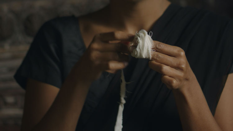 Sutapa Biswas, Lumen, 2021. Film Still – Threads and Knots. Sutapa Biswas © Sutapa Biswas. All rights reserved, DACS 2021.