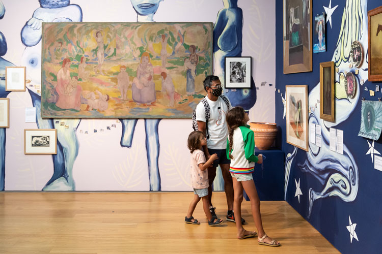 Installation View, Art Life and Us, Christine Binnie, Jennifer Binnie and the Towner Collection, Towner Eastbourne, 2020. Photo: © Rob Harris.