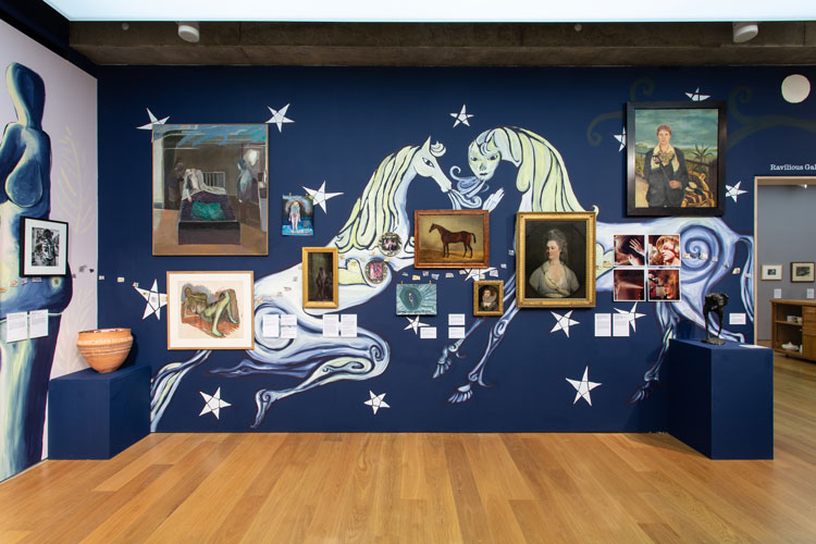 Installation View, Art Life and Us, Christine Binnie, Jennifer Binnie and the Towner Collection, Towner Eastbourne, 2020. Photo: © Rob Harris.