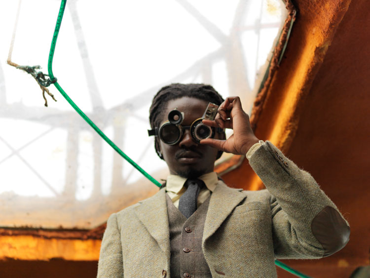 David Blandy & Larry Achiampong. Finding Fanon 2015 (PR shot 3). Photo: Claire Barrett.