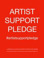 Matthew Burrows. #ArtistSupportPledge tile. © Matthew Burrows.