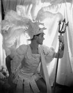 Oliver Messel in his costume for Paris in Helen! by Cecil Beaton, 1932. © The Cecil Beaton Studio Archive.