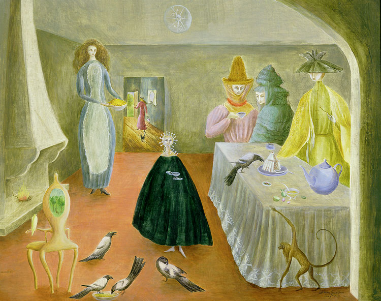 Leonora Carrington, The Old Maids, 1947. © Estate of Leonora Carrington / ARS, NY and DACS, London 2019, UEA 27. Sainsbury Centre for Visual Arts, University of East Anglia. Photo: James Austin.