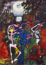 Edward Burra, Dancing Skeletons, 1934. Photo © Tate, Copyright: © Tate.