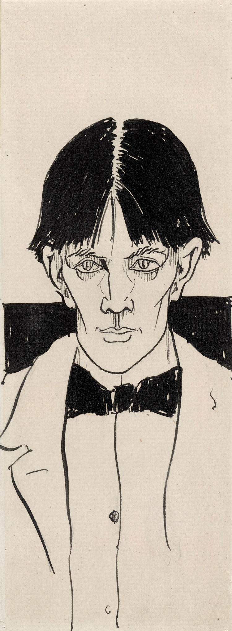 Aubrey Beardsley. Self Portrait, 1892. Ink on paper. British Museum.