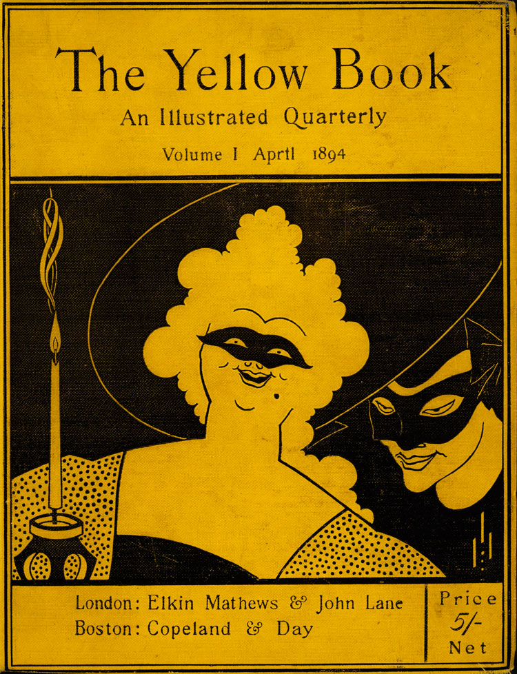 Aubrey Beardsley. The Yellow Book Volume I, 1894. Bound volume. Stephen Calloway. Photo: © Tate.