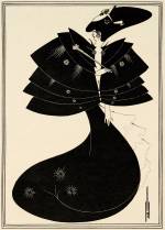 Aubrey Beardsley. The Black Cape, illustration for Oscar Wilde’s Salome, 1893. Line block print on paper. Stephen Calloway. Photo: © Tate.
